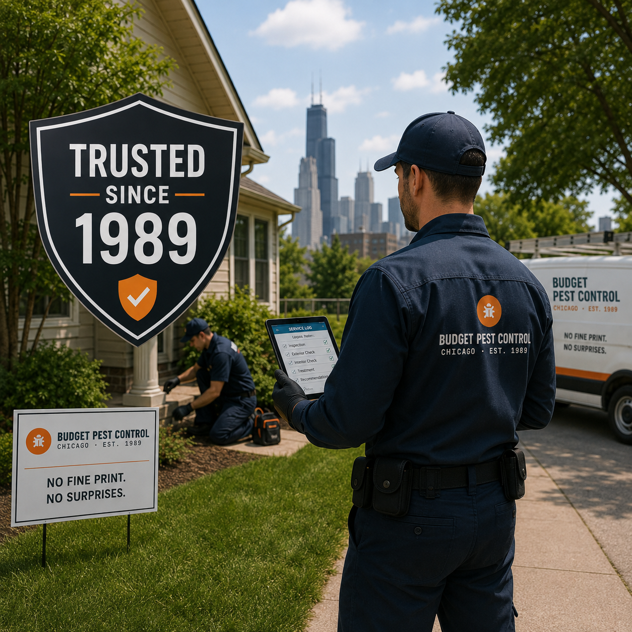 Budget Pest Control technician